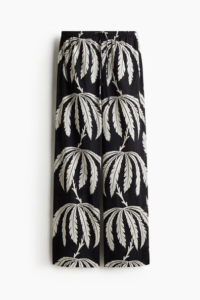 Cotton drawstring trousers