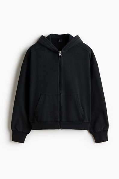 Oversized Fit Zip-through hoodie
