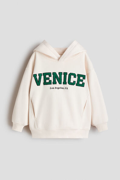 Embroidery-detail hoodie