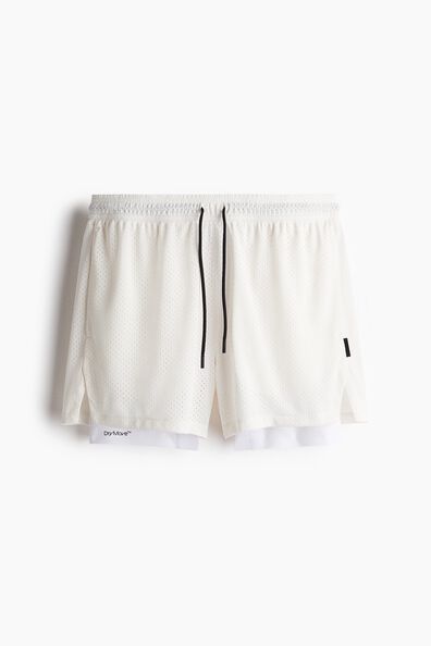 Mid-length 2-in-1 sports shorts with DryMove™