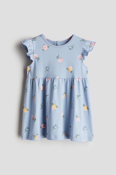 Printed cotton dress