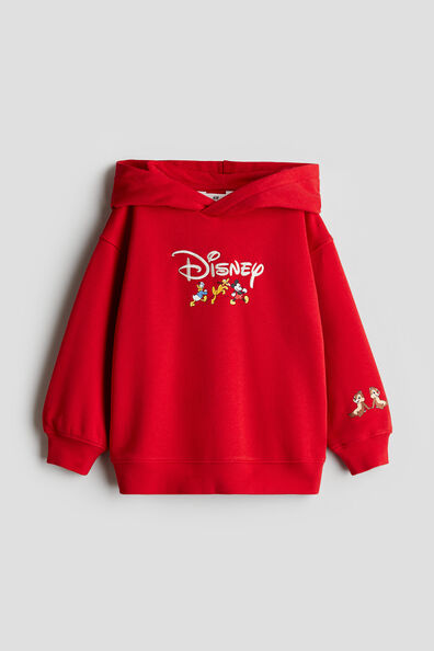 Motif-detail hoodie