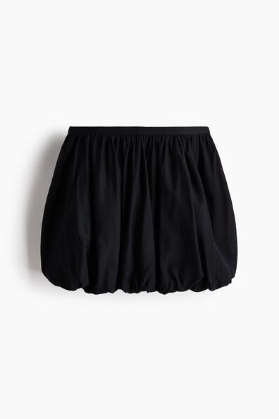 Bubble-hem mini skirt