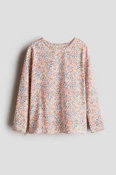 Printed jersey top