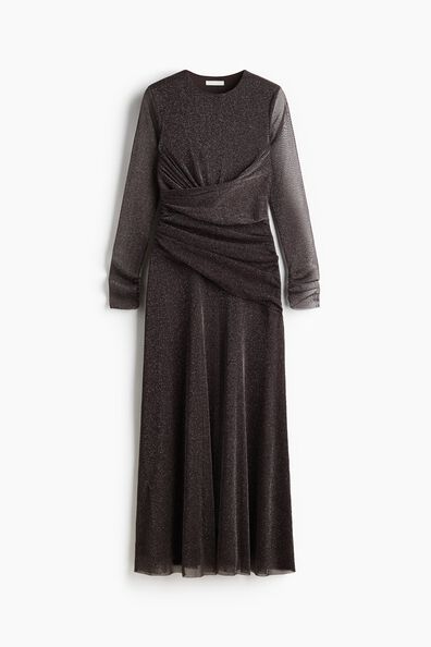 Glittery mesh dress
