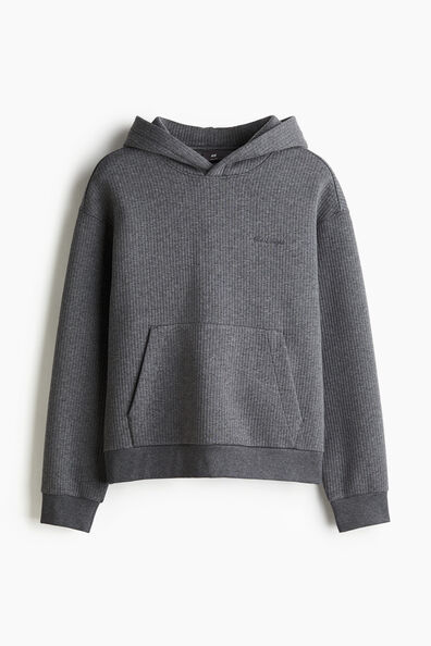 Loose Fit Ribbed hoodie