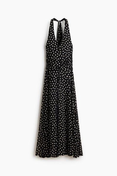 Mesh halterneck dress