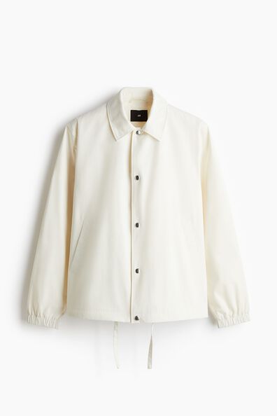 Regular Fit Canvas coach jacket