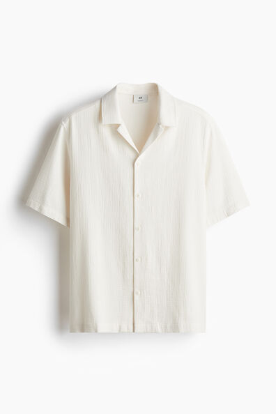 Regular Fit Muslin resort shirt