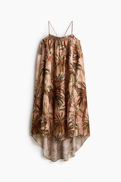 A-line low-back dress