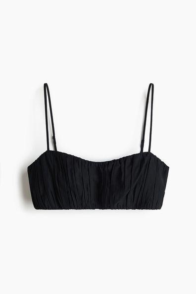 Gathered crop top
