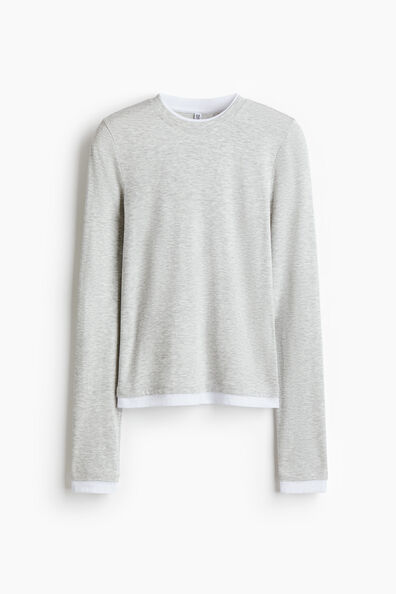 Layered-look top
