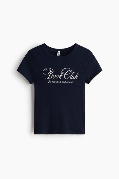 Print-motif T-shirt