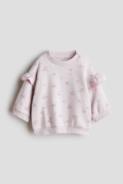 Frill-detail sweatshirt