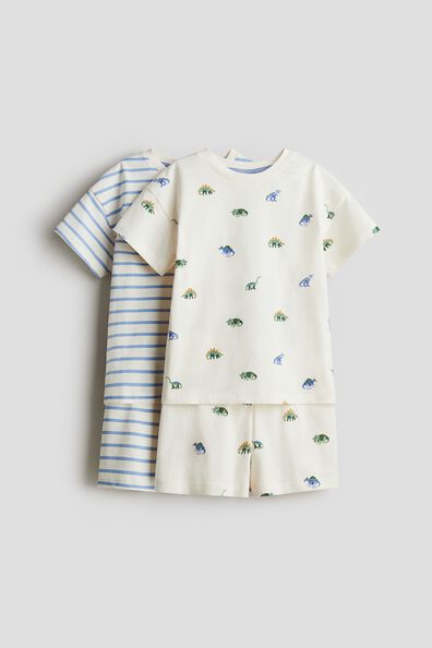 2-pack cotton pyjamas