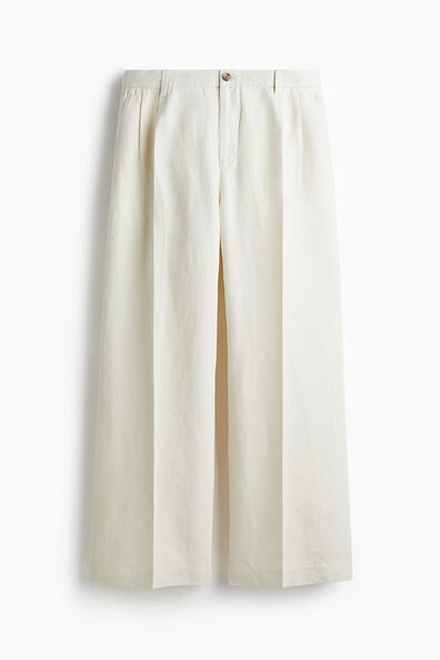 Loose Fit Linen-blend trousers