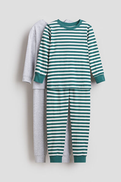 2-pack printed cotton pyjamas