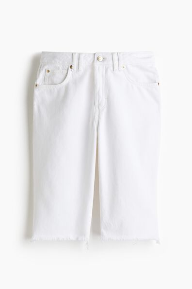 Denim Bermuda shorts