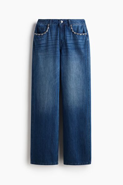 Wide High Jeans