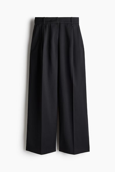 Wide tailored trousers