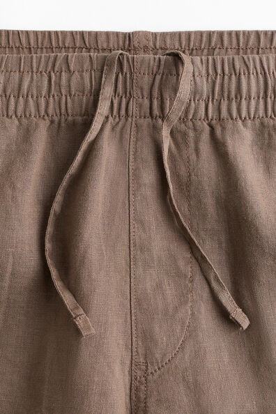 Regular Fit Linen shorts