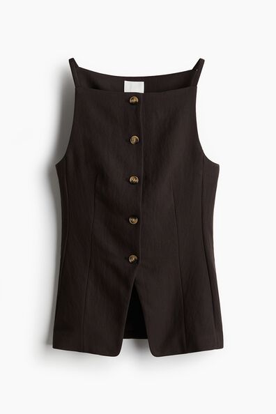 Tapered-waist waistcoat