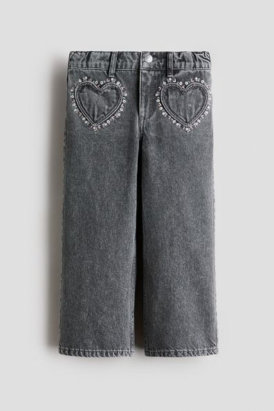 Wide Leg Loose Fit Jeans