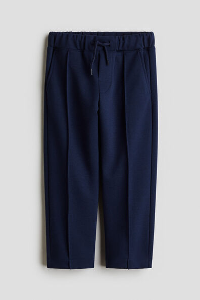 Crease-leg joggers