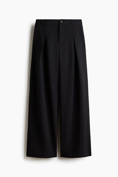 Wide tailored trousers