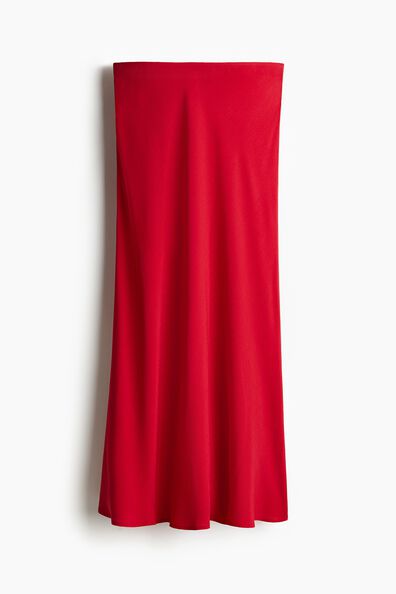 Crêpe slip skirt