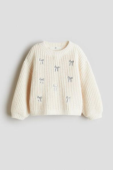 Chenille-knit jumper