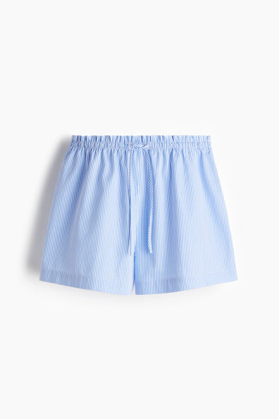 Poplin shorts