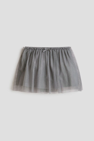Glittery tulle skirt