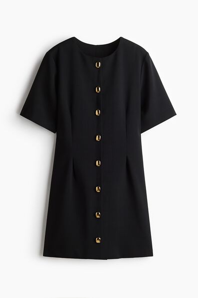 Button-front dress