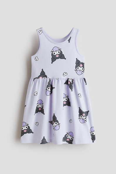 Printed cotton dress