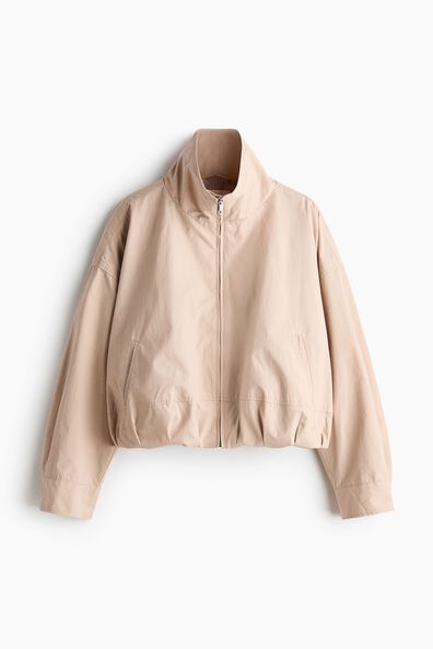 Oversized bubble-hem jacket