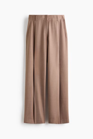 Straight tailored trousers