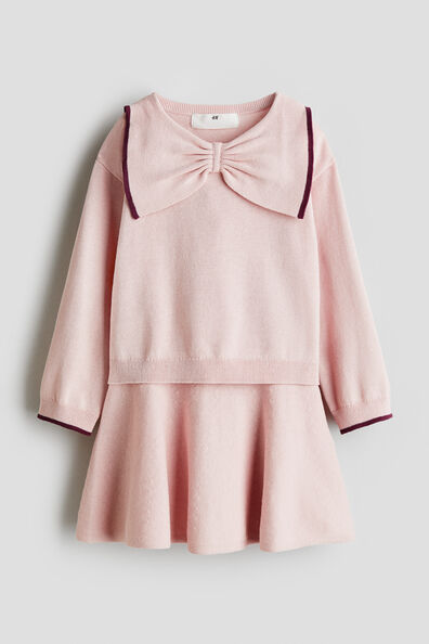 2-piece jumper and skirt set