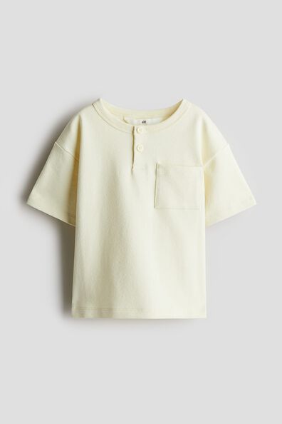 Textured Henley top