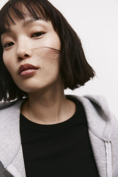 MAMA Ribbed jersey top