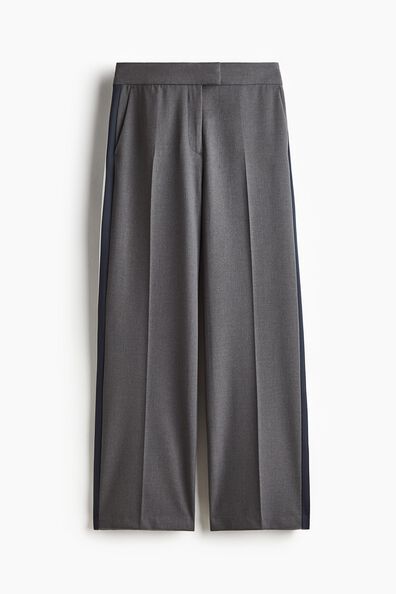 Side-striped tailored trousers