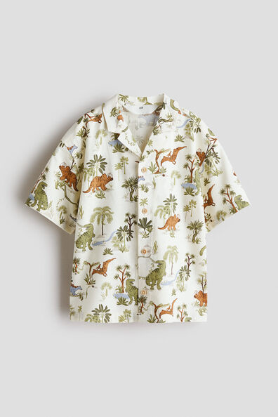 Printed resort shirt