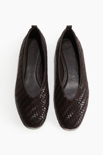 Braided ballet pumps