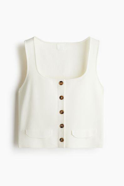 Knitted waistcoat