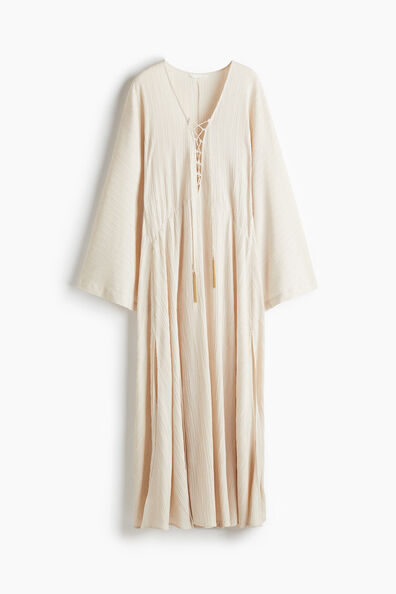 Lacing-detail dress