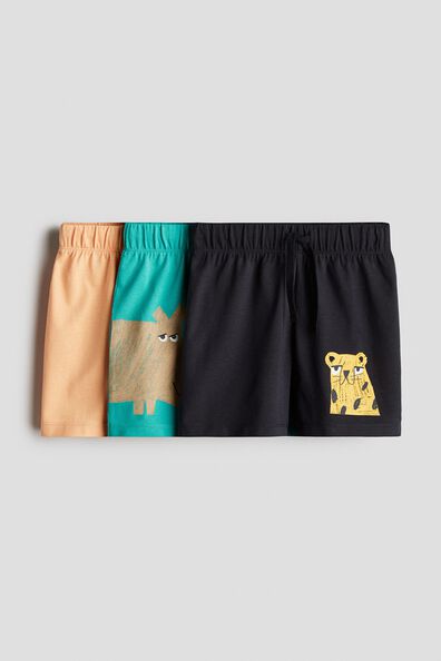 3-pack pull-on shorts