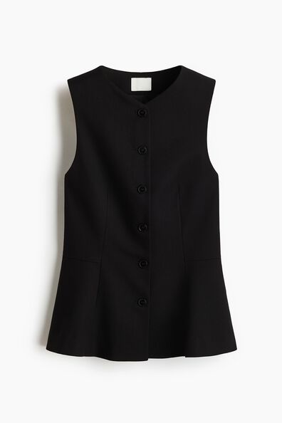 Peplum waistcoat