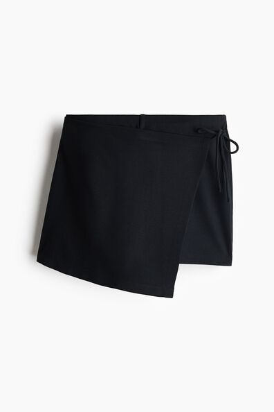 Wrap mini skort