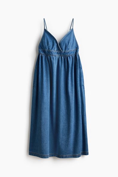 Denim strappy dress