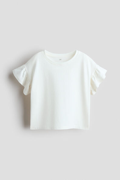Flutter-sleeved top